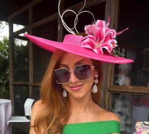 Gallery Bright Pink Fascinator Hat