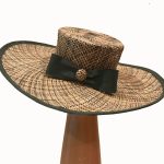 Khaki Olive straw hat