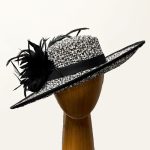 Black White Dress Hat