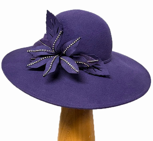 purple-wool-dress-hat