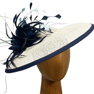 white-navy-saucer-fascinator