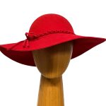 Red-wool-casual-hat
